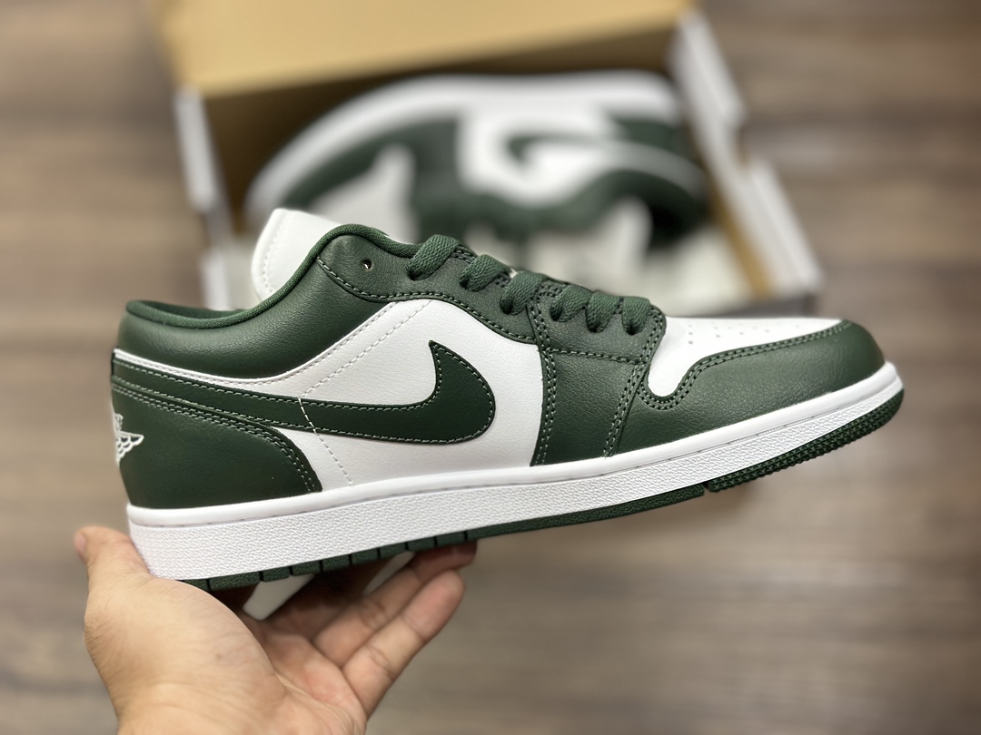 240 Air Jordan 1 Low AJ1 乔1 白绿 低帮休闲板鞋 DC0774-113