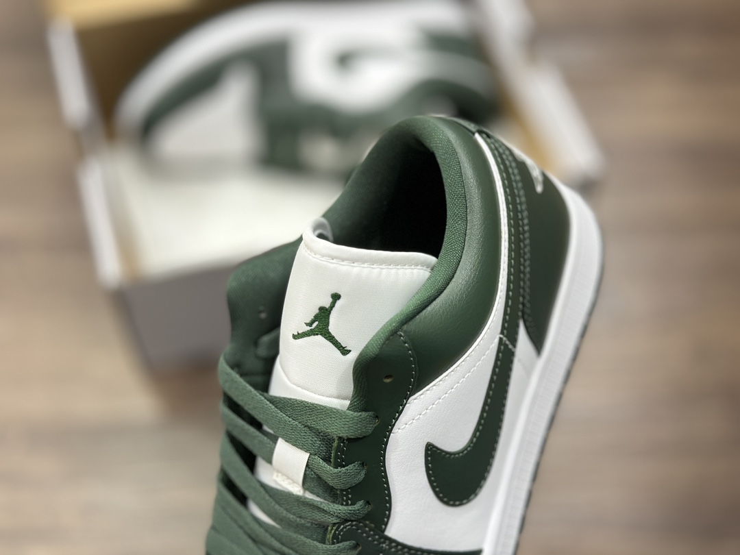 240 Air Jordan 1 Low AJ1 乔1 白绿 低帮休闲板鞋 DC0774-113