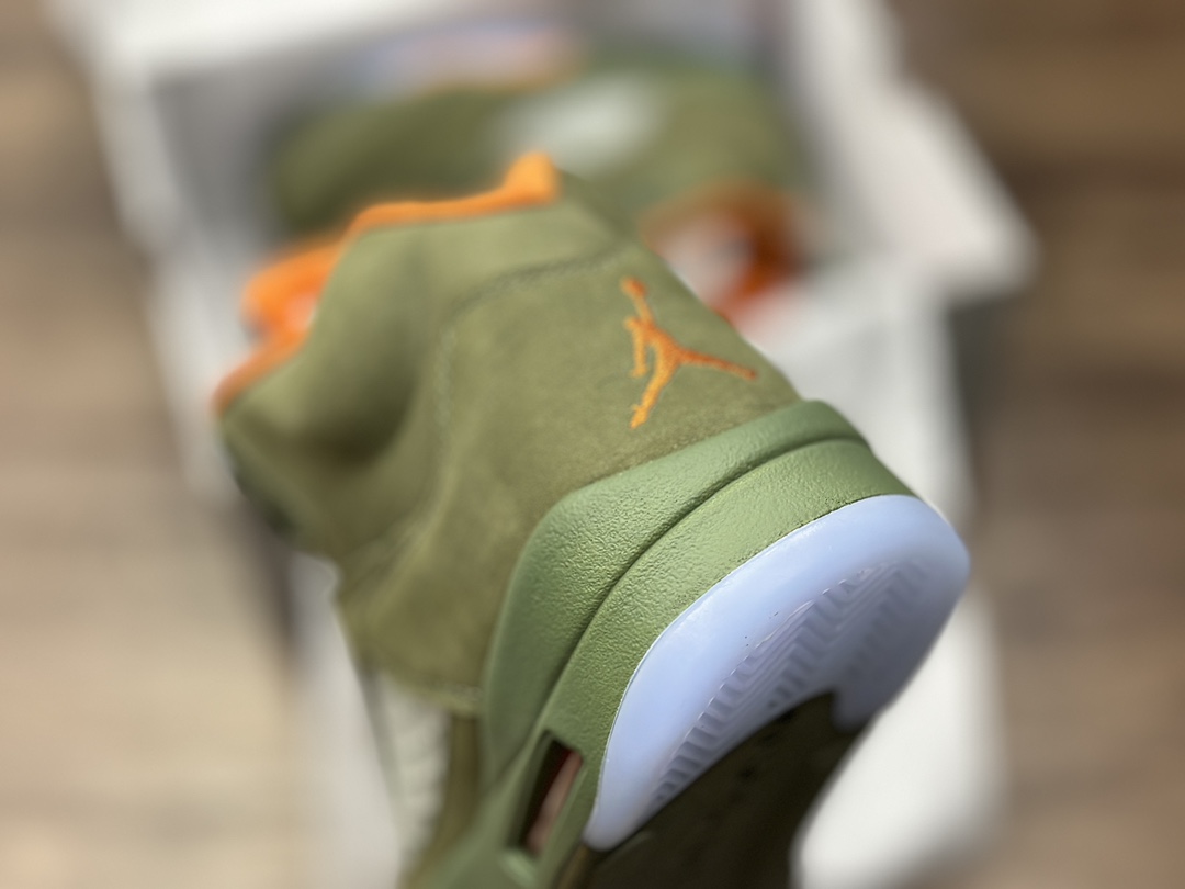 380 Air Jordan 5 Retro "Olive" 高帮 橄榄绿 AJ5 乔5 高邦 橄榄绿 DD5087-308