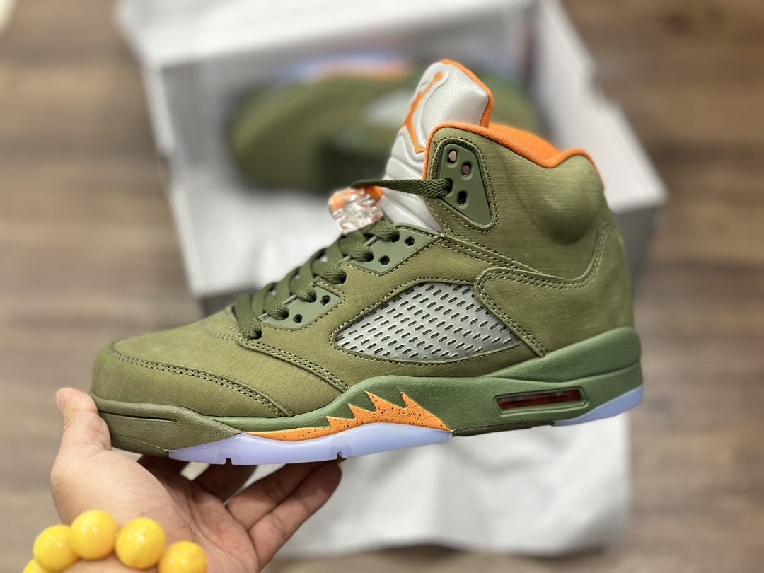 380 Air Jordan 5 Retro “Olive” 高帮 橄榄绿 AJ5 乔5 高邦 橄榄绿 DD5087-308