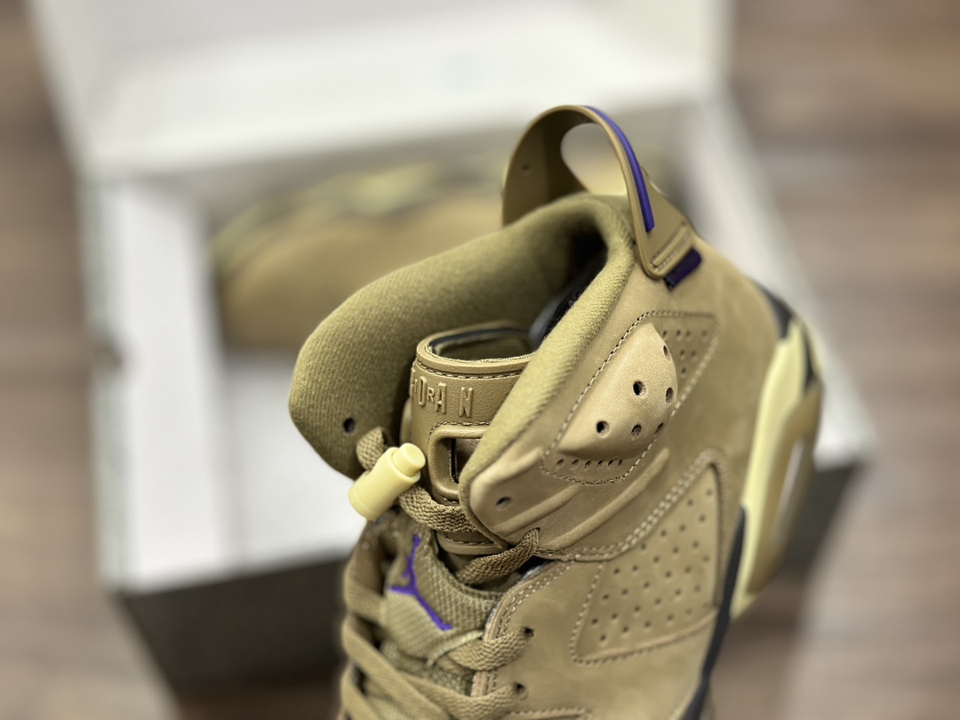 380 Air Jordan 6 Retro AJ6 小麦棕 生胶 篮球鞋  FD1643-300