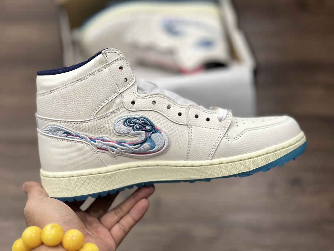 300 Michelle Wie West x Jordan Air Jordan 1High Golf 白粉脚趾 FV3565-100