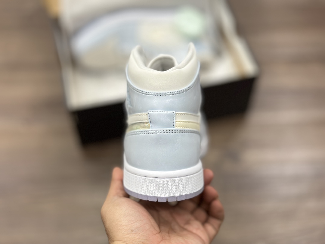 220 Air Jordan 1 Mid 蓝白 中帮 AJ1 篮球鞋 FQ9117-400