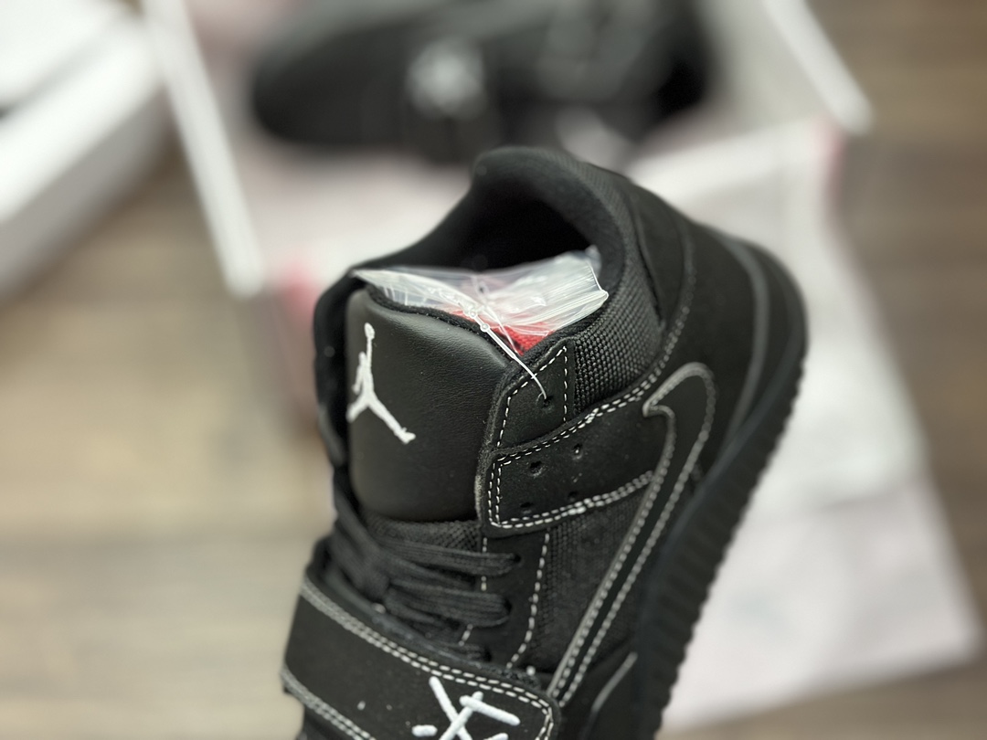 200 TS联名 x Jordan 全黑 新倒钩 Travis Scott x Jordan Cut The Check TR 签名篮球鞋 FZ8117-010