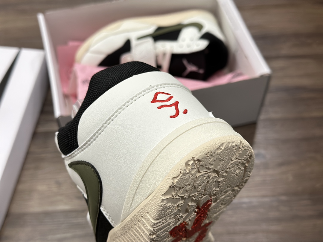 200 TS联名 x Jordan 白绿 新倒钩 Travis Scott x Jordan Cut The Check TR 签名篮球鞋 FZ8117-041