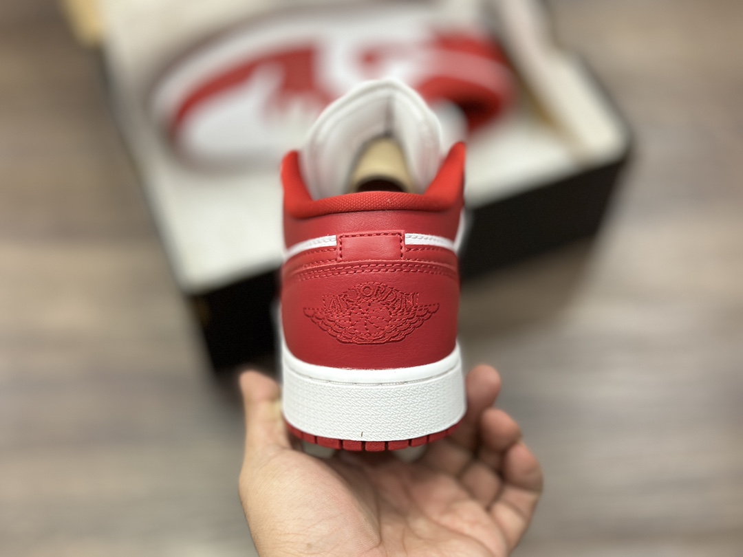 240 Air Jordan 1 Low AJ1 乔1 白红 低帮休闲板鞋 553560-611