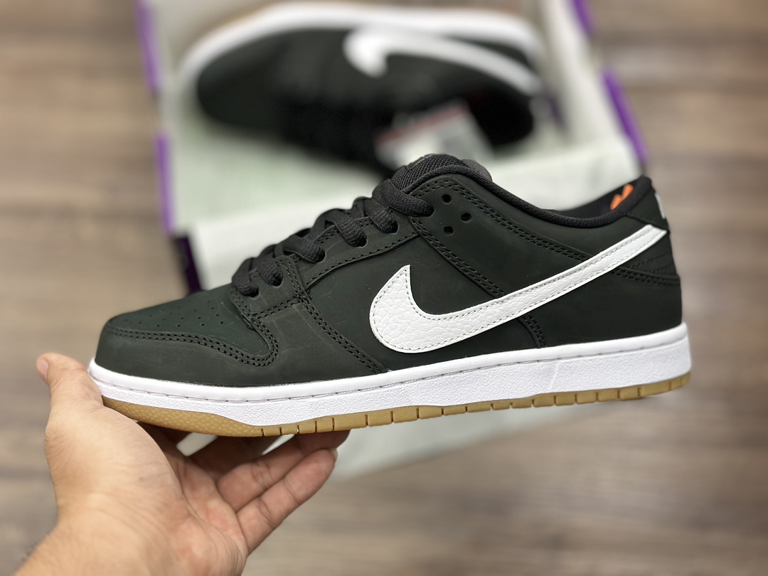 260 NIKE SB Dunk Low 黑白生胶 低帮休闲运动鞋 CD2563-001