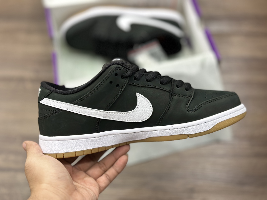 260 NIKE SB Dunk Low 黑白生胶 低帮休闲运动鞋 CD2563-001