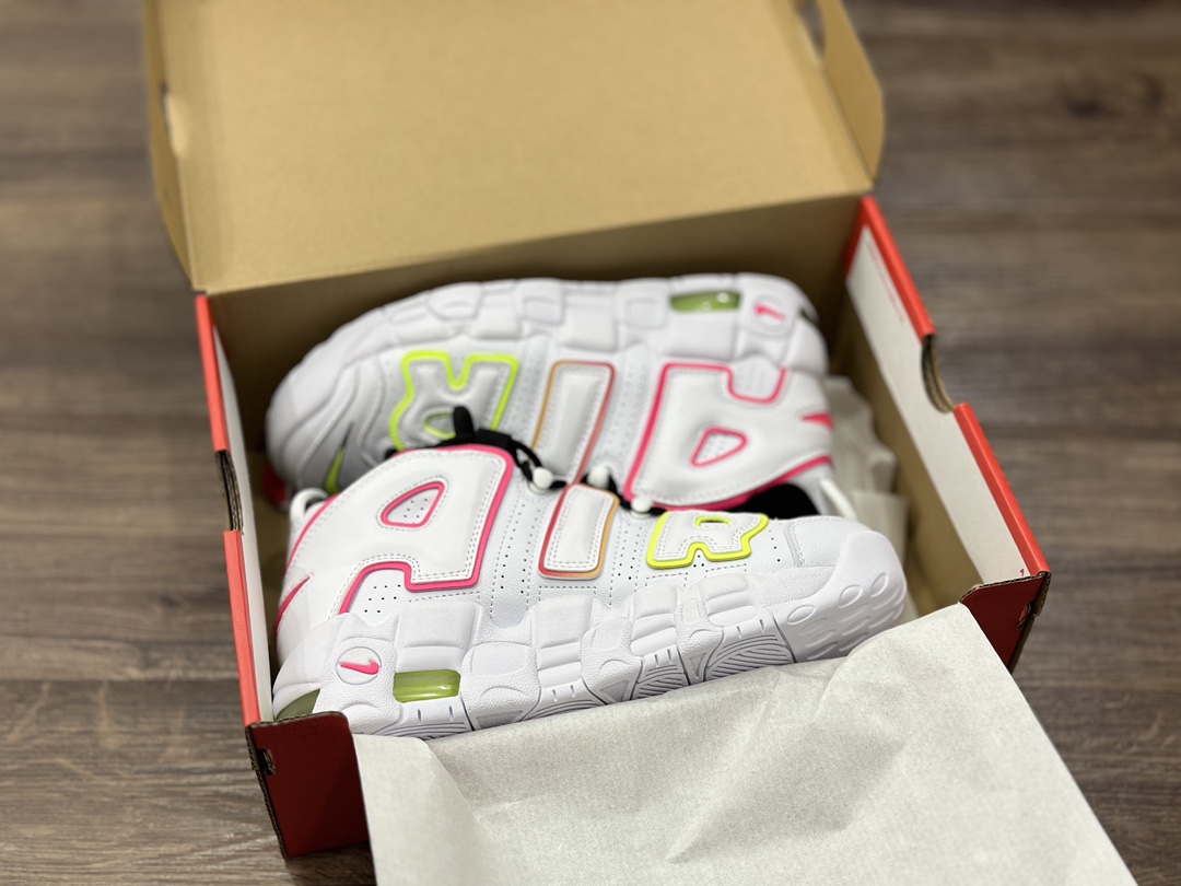 260 Nike WMNS Air More Uptempo GS”Barely Green0“ 皮蓬初代系列篮球鞋  FD0865-100