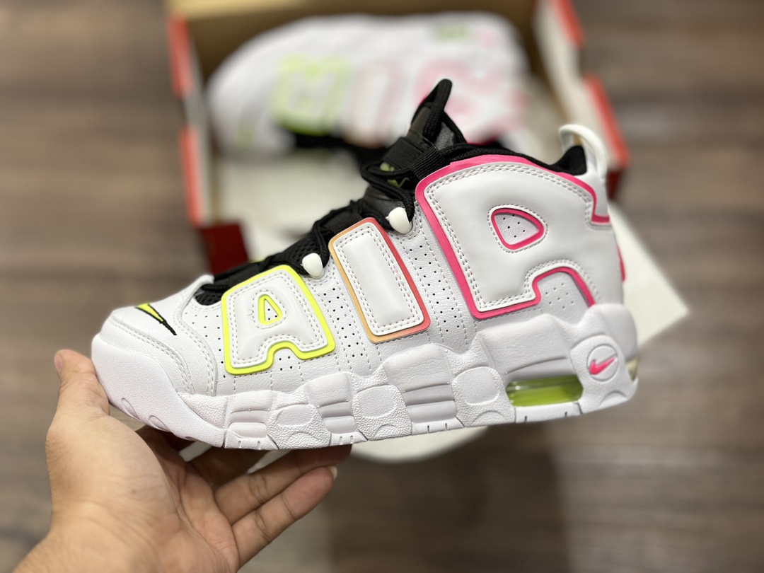 260 Nike WMNS Air More Uptempo GS”Barely Green0“ 皮蓬初代系列篮球鞋  FD0865-100