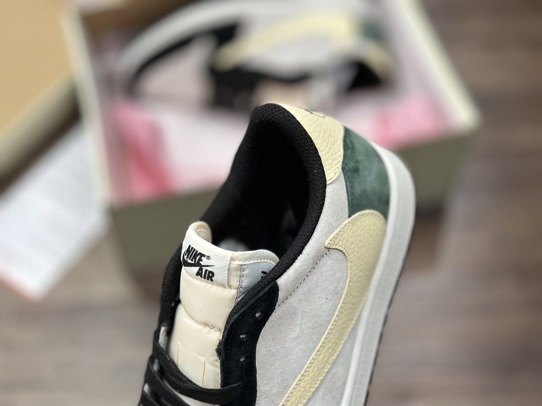 220 Fragment x TS x Air Jordan 1 Low 三方联名倒钩低帮 篮球鞋 DM7866-678