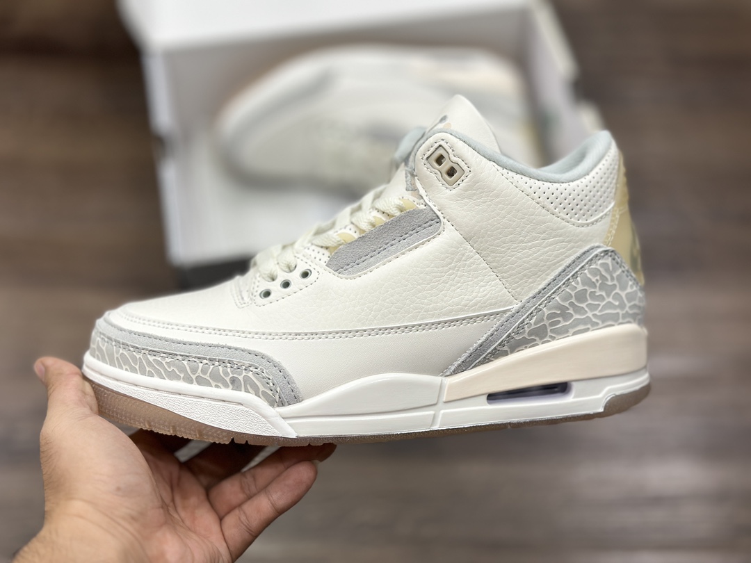 320 Nike Air Jordan 3 Retro SE 乔3 爆裂纹 复刻篮球鞋 FJ9479-100