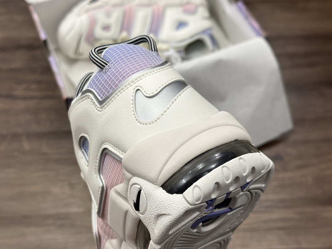 260 Nike WMNS Air More Uptempo GS”Barely Green0“ 皮蓬篮球鞋  DR9612-100