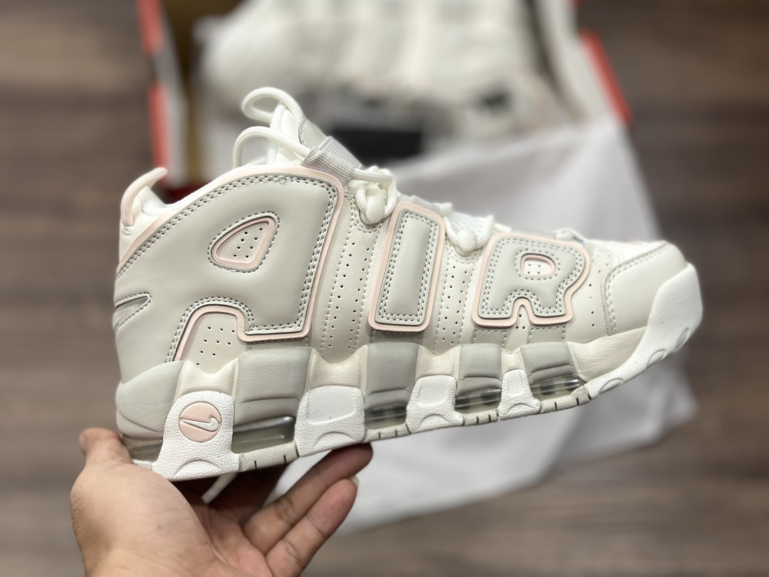 260 Nike WMNS Air More Uptempo GS”Barely Green0“ 皮蓬 篮球鞋  DV1137-101