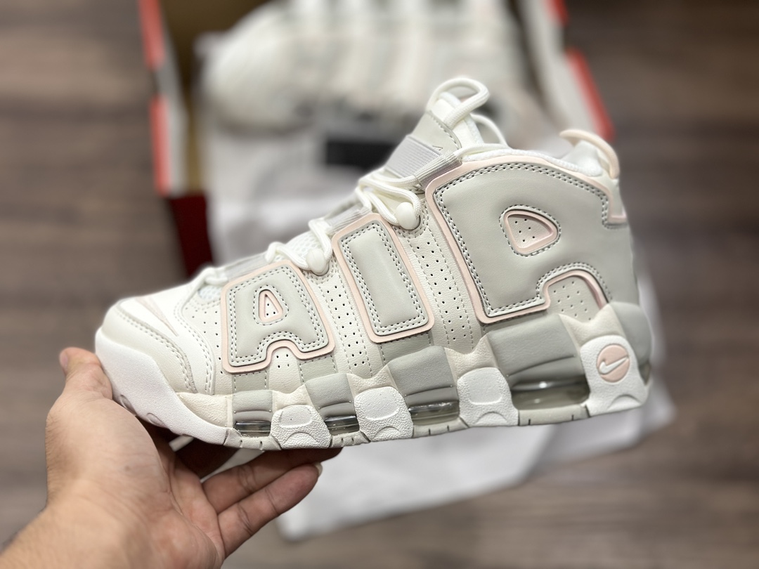 260 Nike WMNS Air More Uptempo GS”Barely Green0“ 皮蓬 篮球鞋  DV1137-101