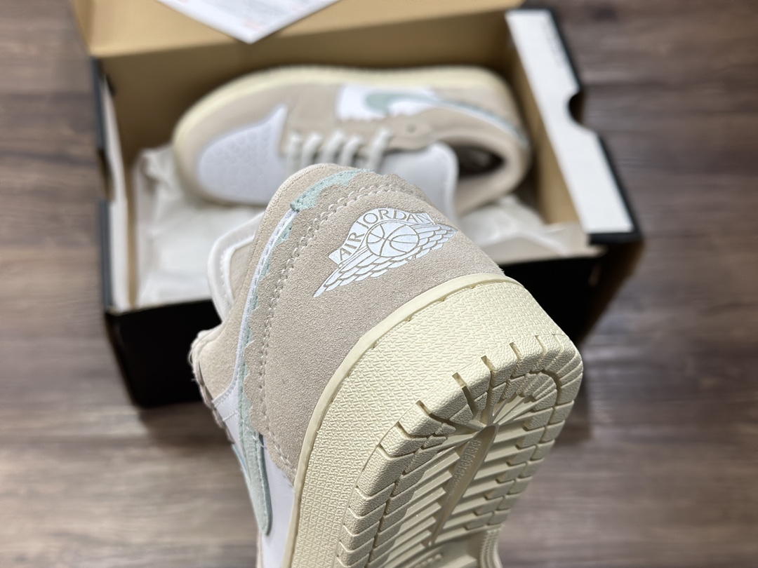 240 Air Jordan 1 Low AJ1 乔1 白绿粉 低帮休闲板鞋 DZ5356-800