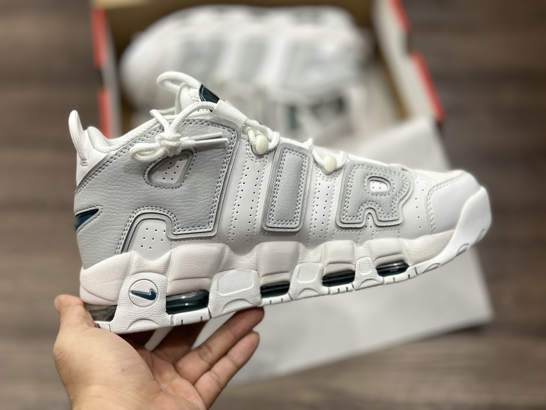 260 Nike WMNS Air More Uptempo GS”Barely Green0“ 皮蓬篮球鞋 DR7854-100