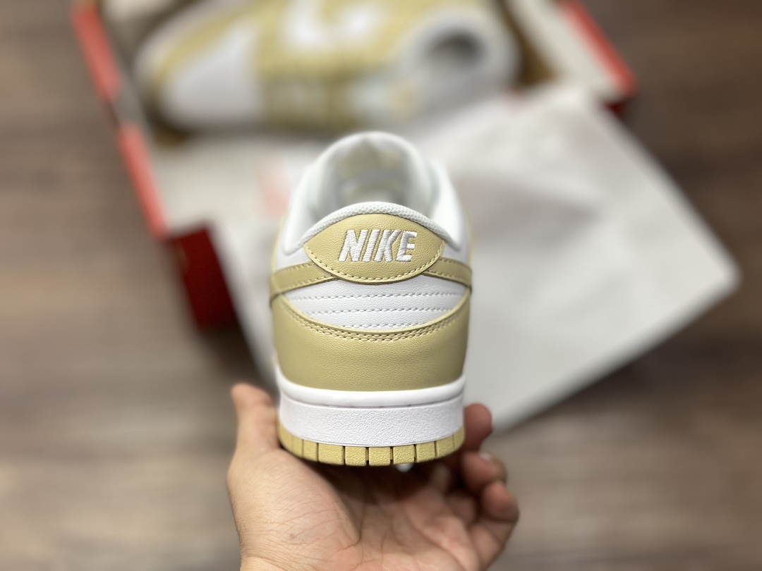 160 NIKE SB Dunk Low 白黄 低帮休闲运动鞋  DV0833-100