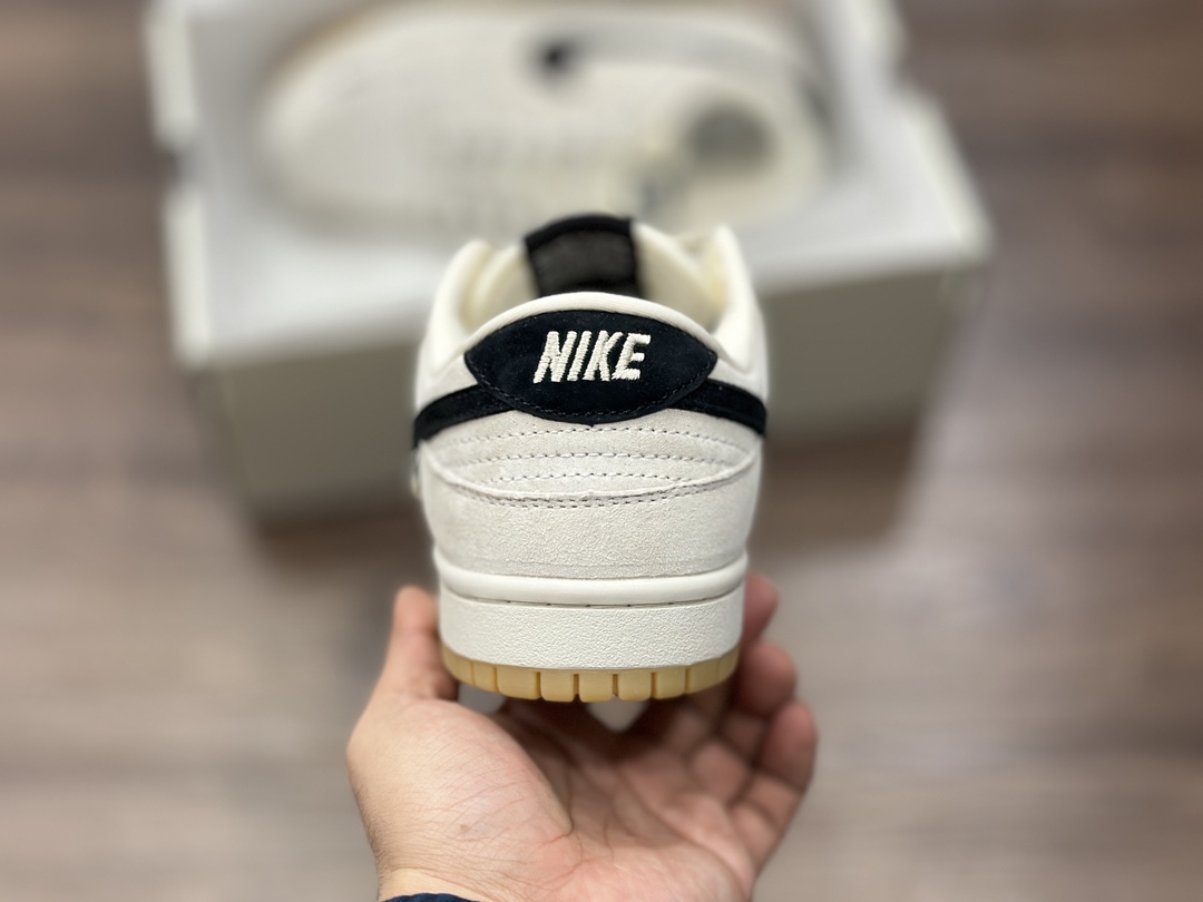 NIKE SB Dunk Low white gray suede low-top casual sports shoes DD1391-137