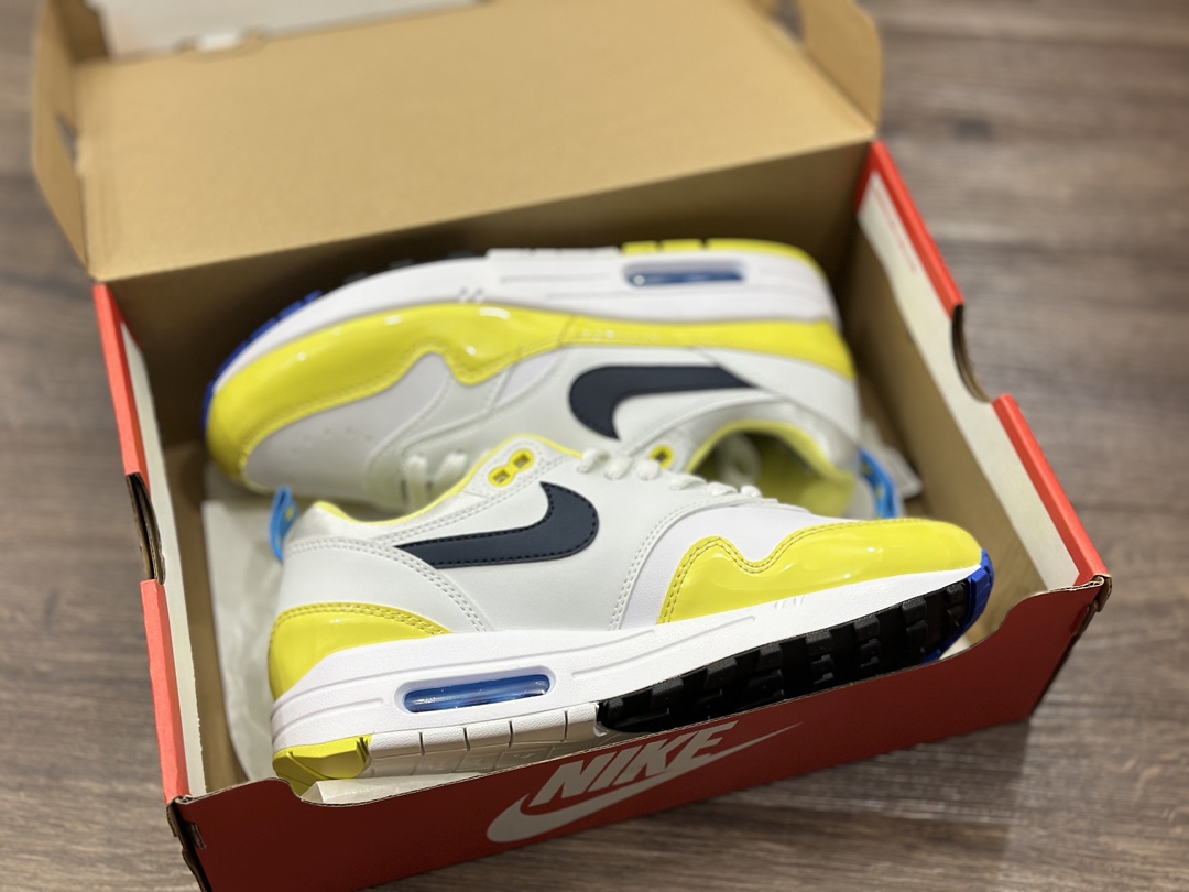 220 Nike Air Max 1 白黄 气垫复古休闲跑步鞋 FN8075-101