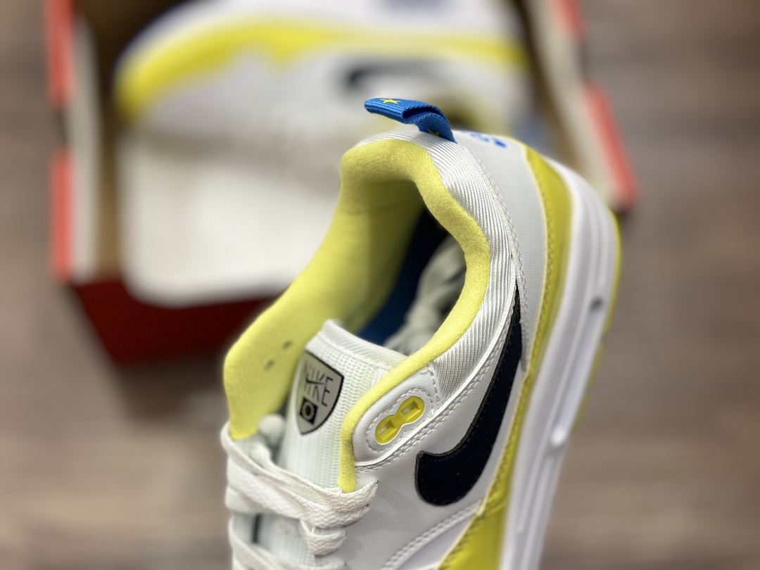 220 Nike Air Max 1 白黄 气垫复古休闲跑步鞋 FN8075-101