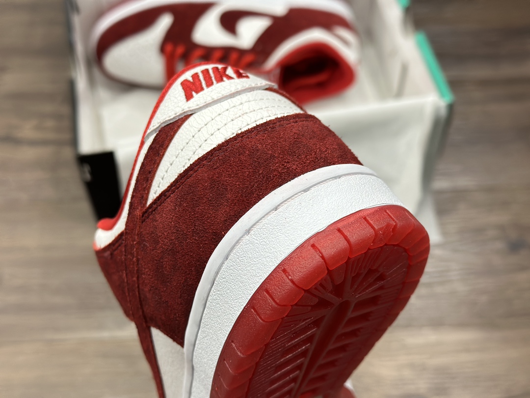 220 NIKE SB Dunk Low 白红 低帮休闲运动鞋 313170-662