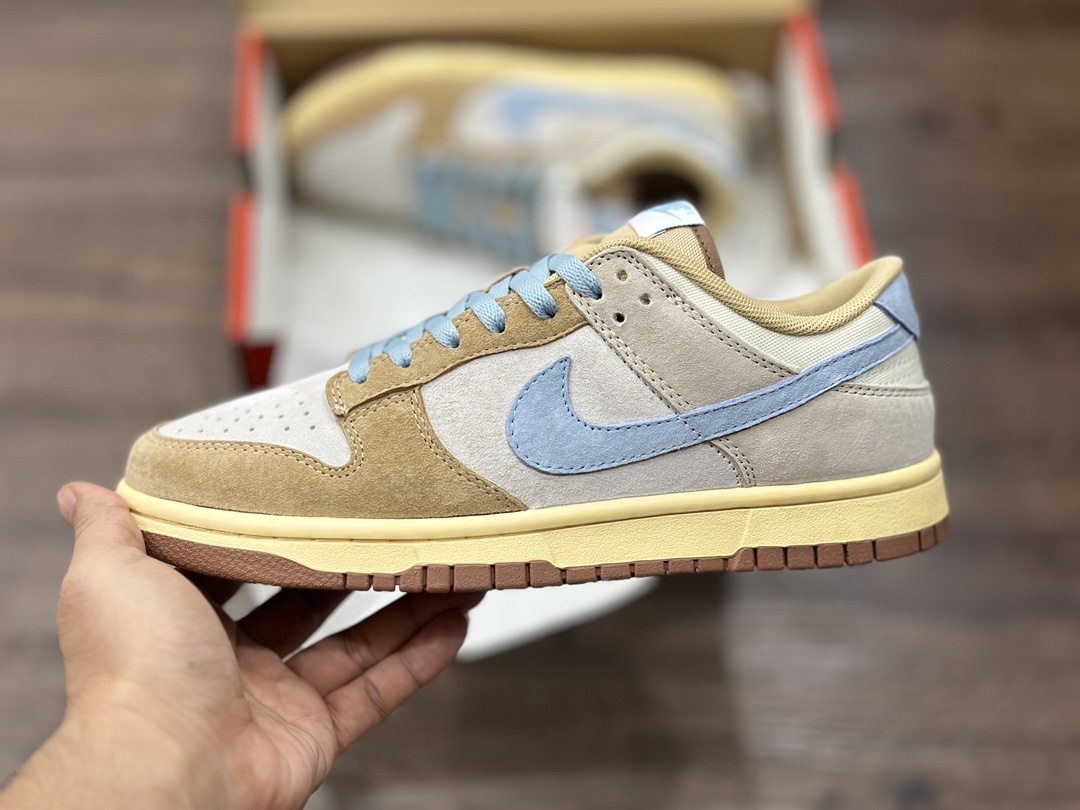 220 NIKE SB Dunk Low 沙黄淡蓝 低帮休闲运动鞋 HF0106-100