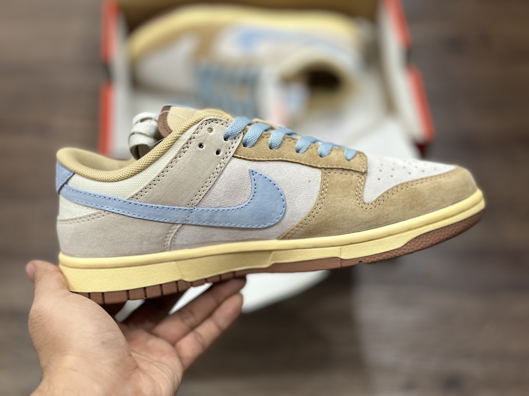 220 NIKE SB Dunk Low 沙黄淡蓝 低帮休闲运动鞋 HF0106-100