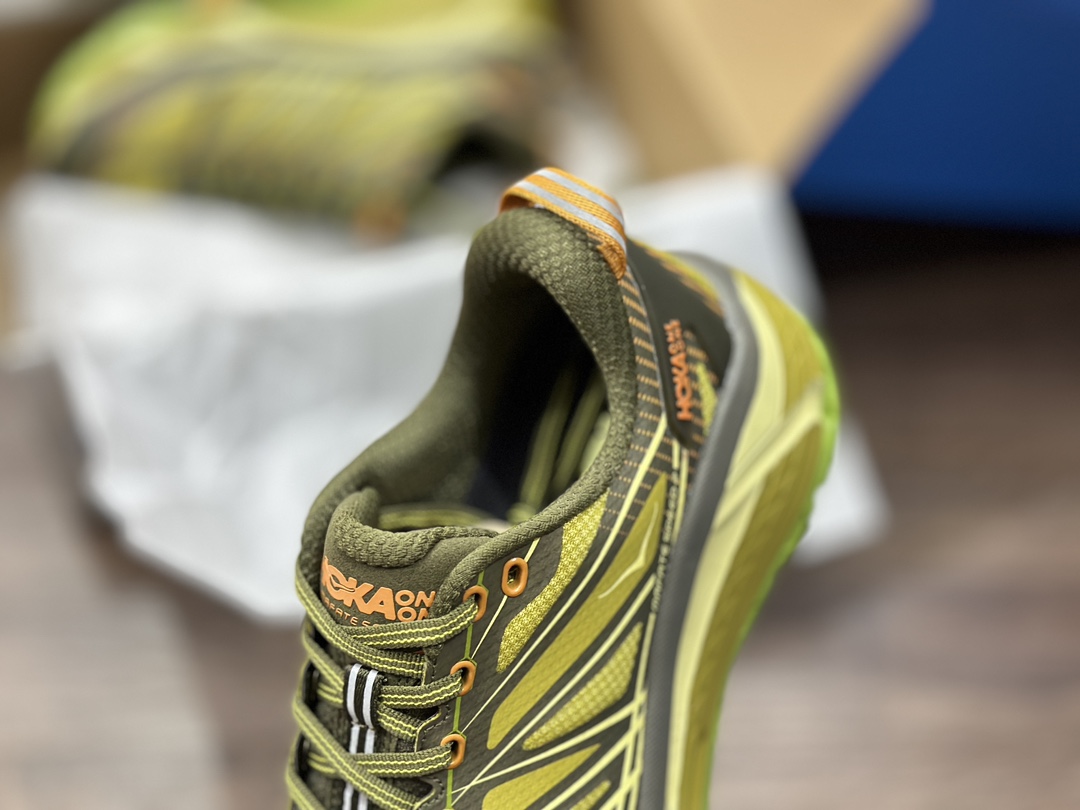 HOKA ONE ONE Mafate Speed ??2 Low Mafate 2nd generation series low-top jogging shoes ”Dark Olive Green” 1126851/DOGL