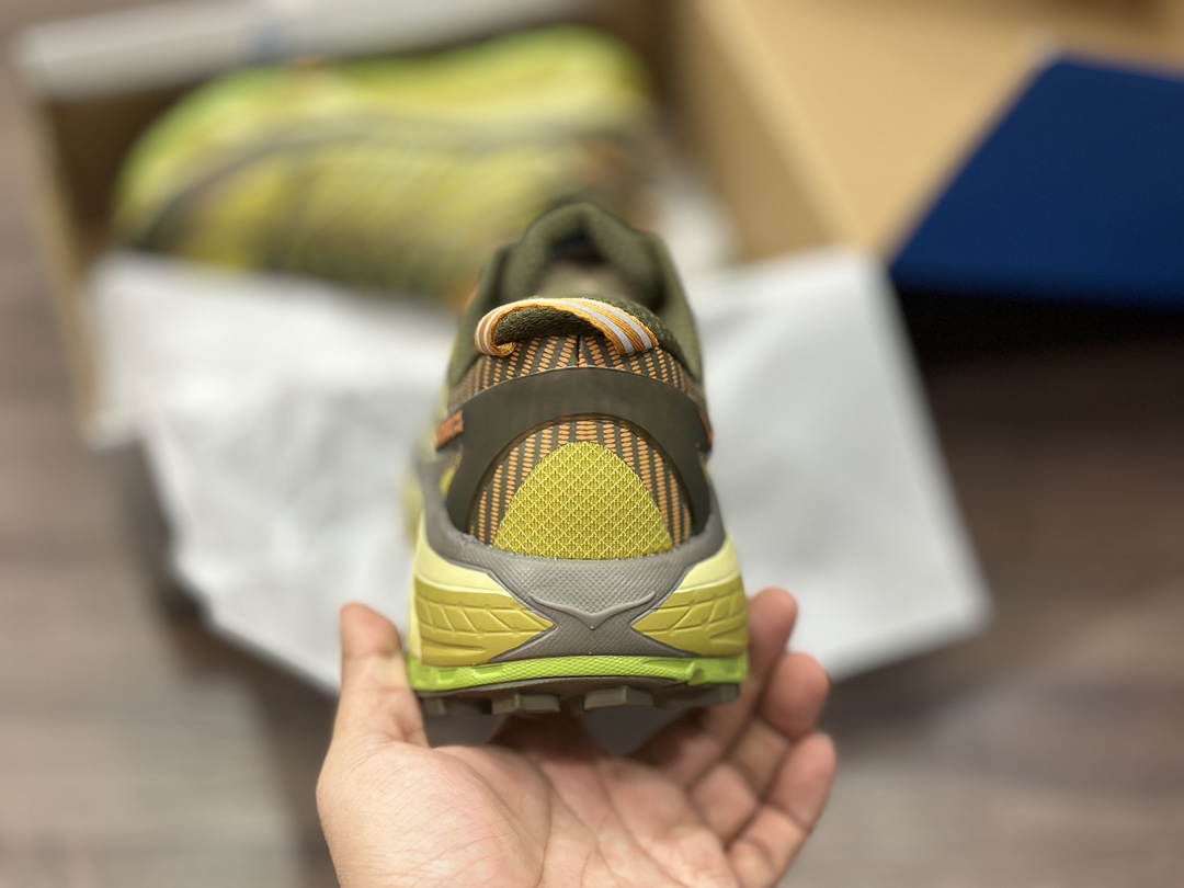 HOKA ONE ONE Mafate Speed ??2 Low Mafate 2nd generation series low-top jogging shoes ”Dark Olive Green” 1126851/DOGL