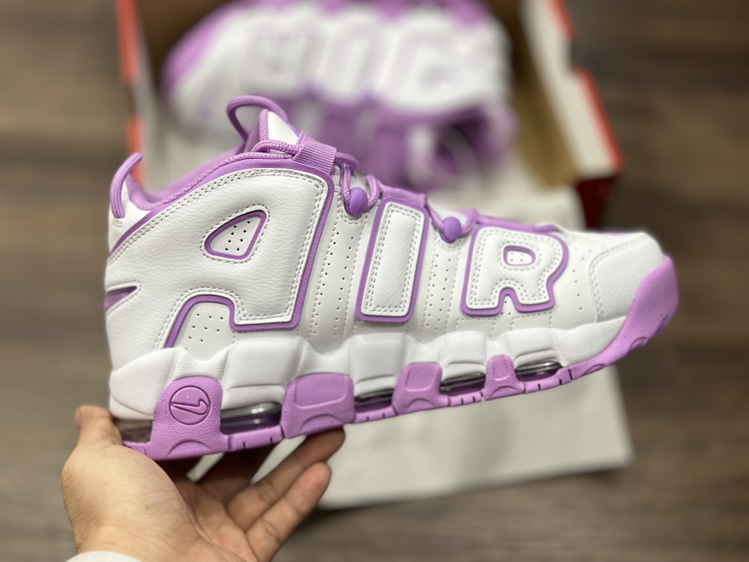 260 Nike WMNS Air More Uptempo GS”Barely Green0“ 皮蓬白紫  FN6976-100