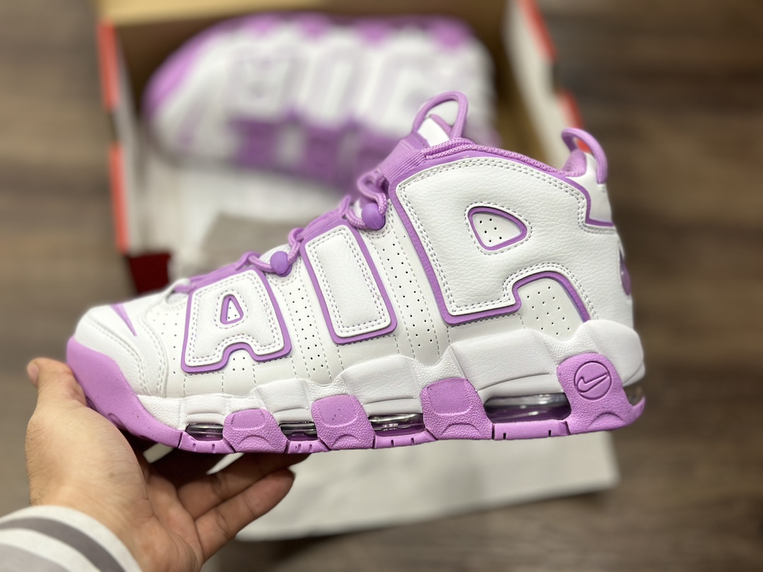 260 Nike WMNS Air More Uptempo GS”Barely Green0“ 皮蓬白紫  FN6976-100