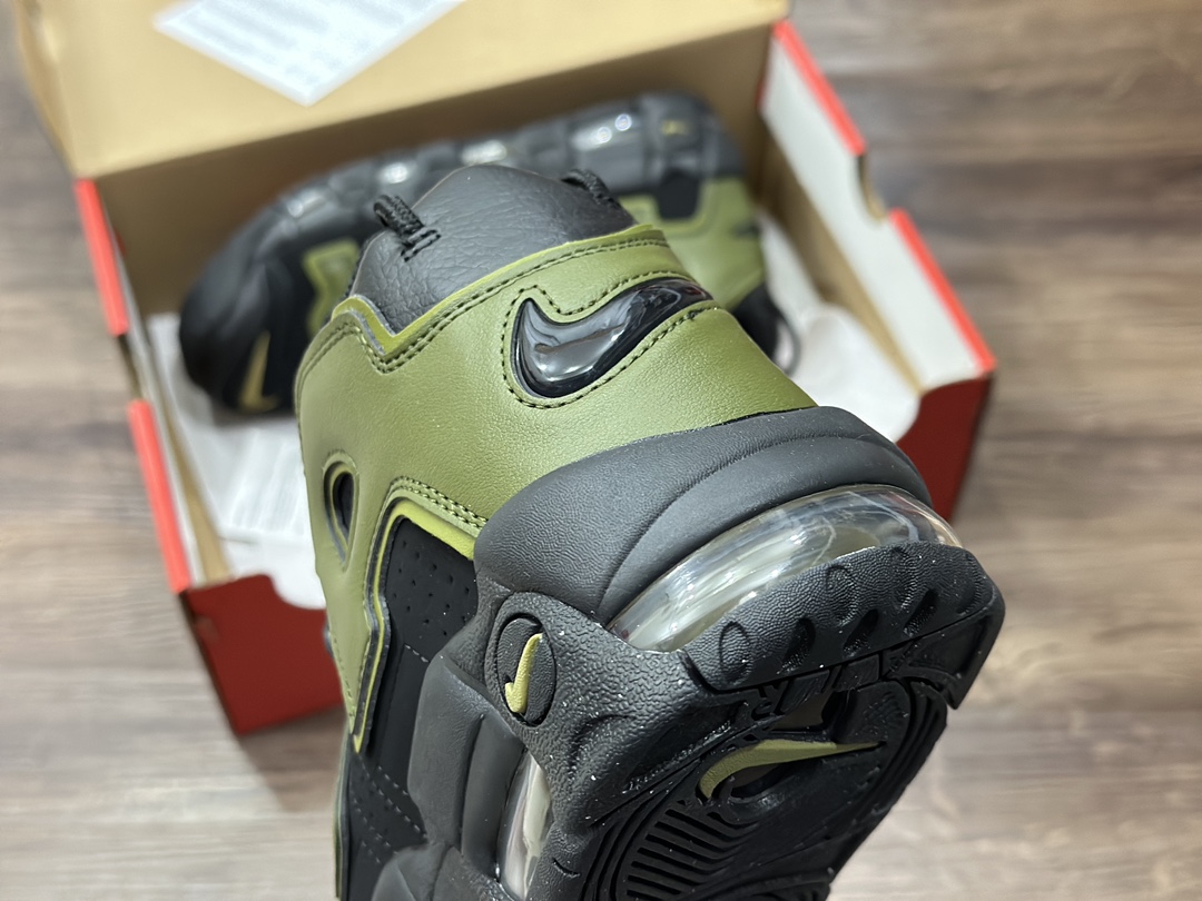 260 Nike WMNS Air More Uptempo GS”Barely Green0“ 皮蓬黑绿 DH8011-001