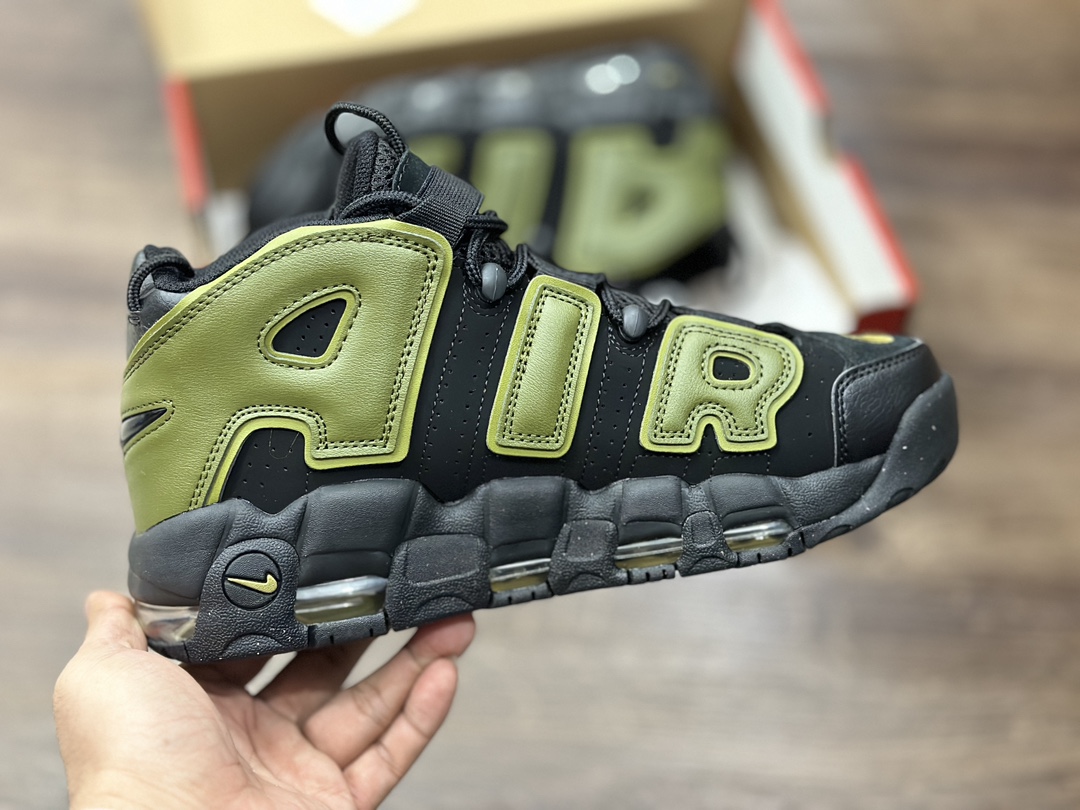 260 Nike WMNS Air More Uptempo GS”Barely Green0“ 皮蓬黑绿 DH8011-001