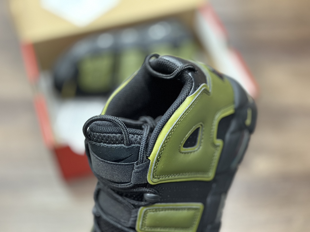 260 Nike WMNS Air More Uptempo GS”Barely Green0“ 皮蓬黑绿 DH8011-001