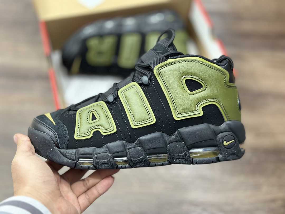 260 Nike WMNS Air More Uptempo GS”Barely Green0“ 皮蓬黑绿 DH8011-001