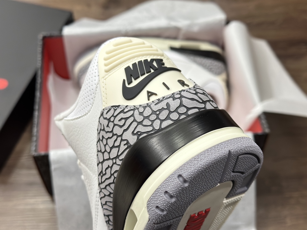 260 Air Jordan 3 AJ3 乔3 做旧白水泥 乔丹篮球鞋  DN3707-100