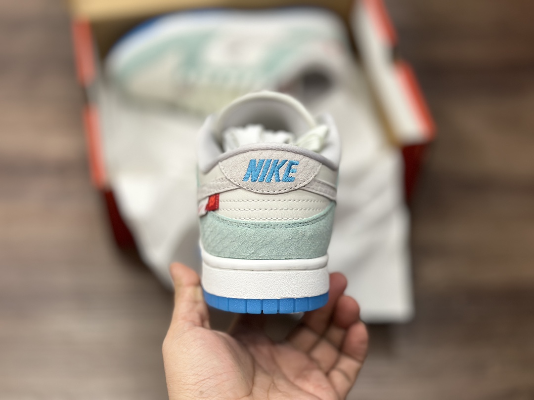 220 NIKE SB Dunk Low 白绿蓝底 低帮休闲运动鞋 FZ5065-111