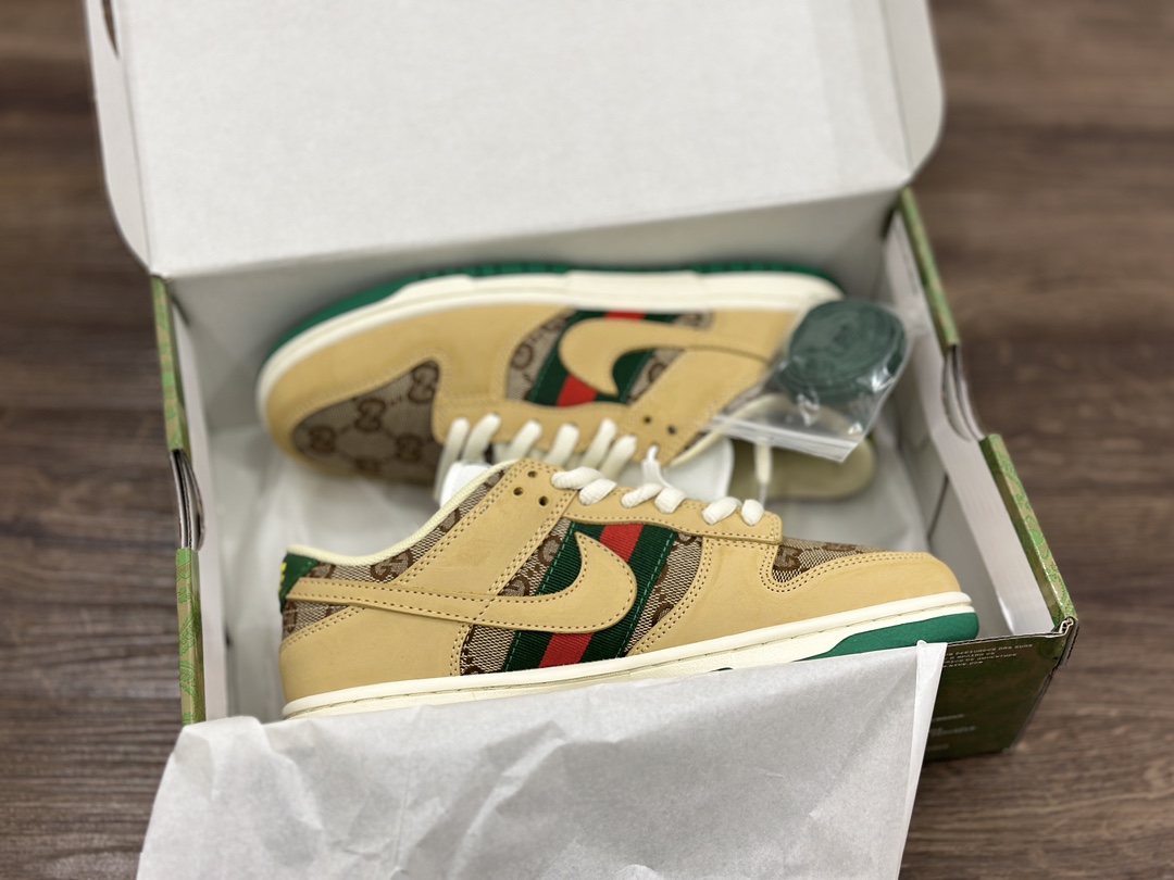 220 NIKE SB Dunk Low 古驰 GUCCI DIY 低帮休闲运动鞋  XH1733-103