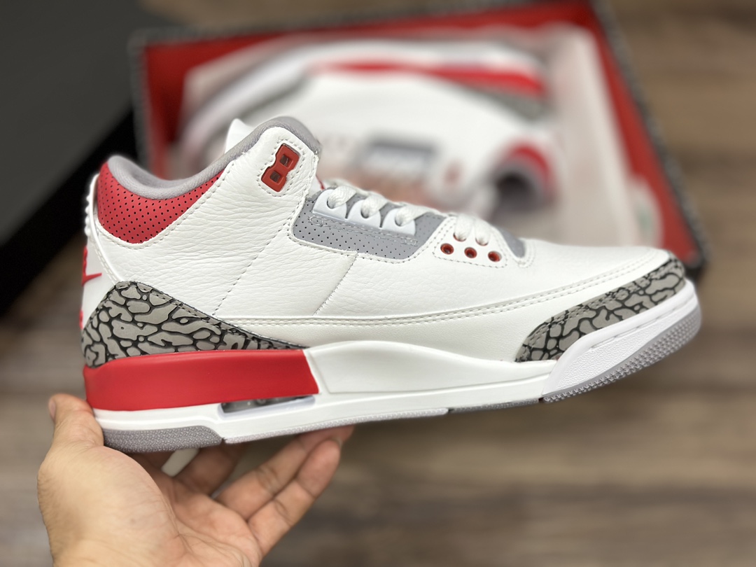 260 Air Jordan 3 AJ3 乔3 火焰红 篮球鞋 DN3707-160