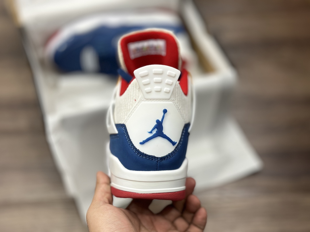 Air Jordan 4 aj4 Joe 4 Doraemon white blue red DR6952-400