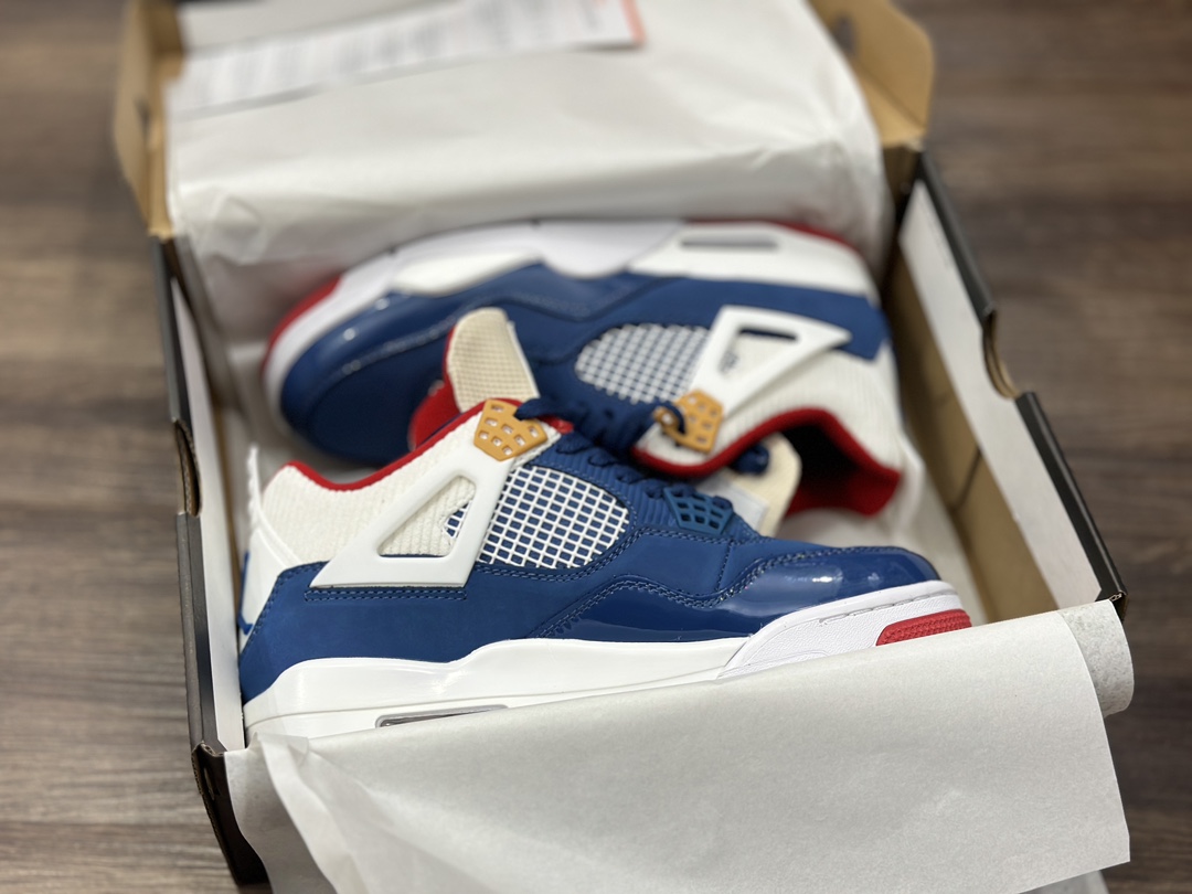 Air Jordan 4 aj4 Joe 4 Doraemon white blue red DR6952-400