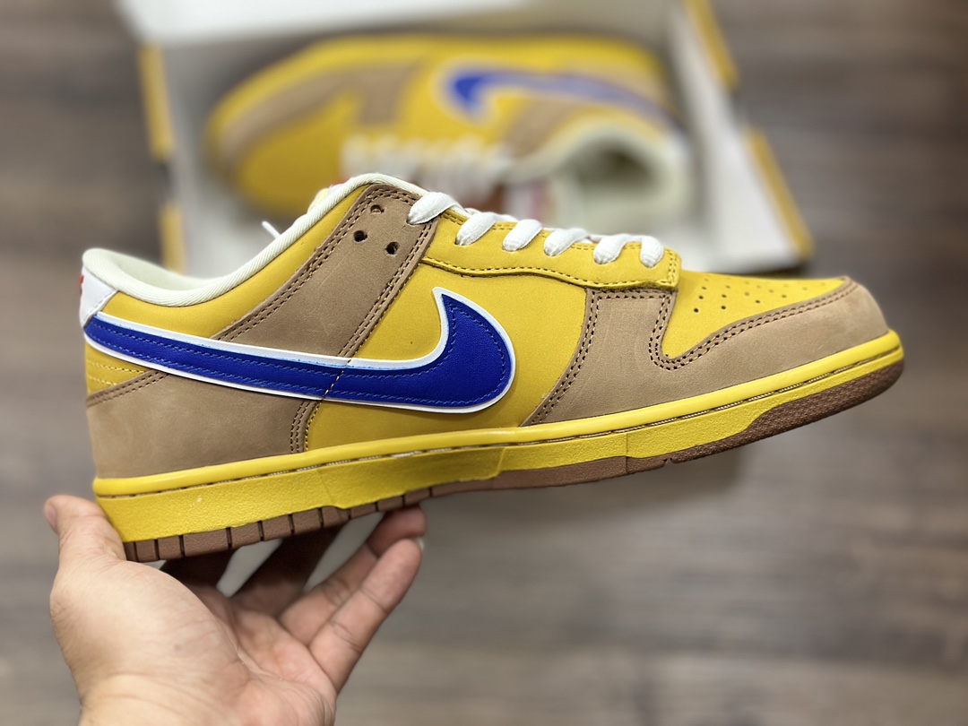 NIKE SB Dunk Low Yellow Lobster Low-top Casual Sports Shoes 313170-741