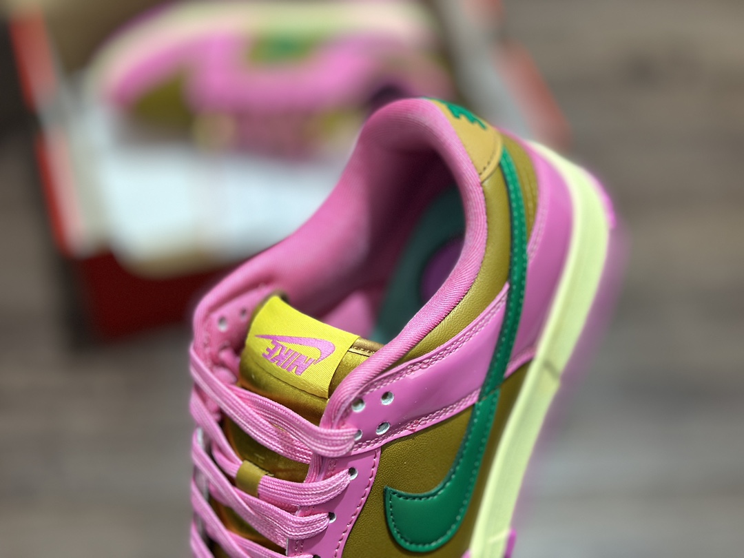 220 NIKE SB Dunk Low 棕粉绿 低帮休闲运动鞋  FN2721-600