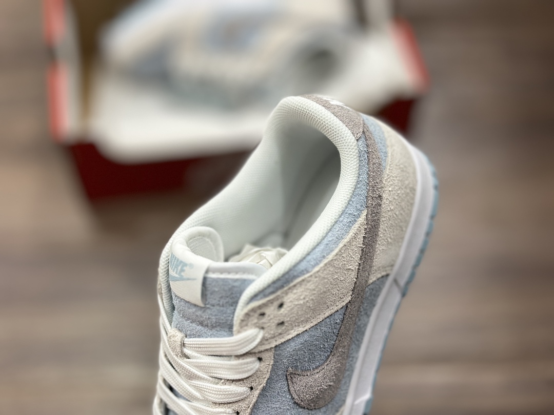 180 NIKE SB Dunk Low 蓝灰翻毛 低帮休闲运动鞋 DD9963-100