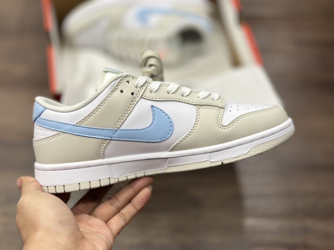 220 NIKE SB Dunk Low 白灰蓝 双勾 低帮休闲运动鞋  HF0023-100