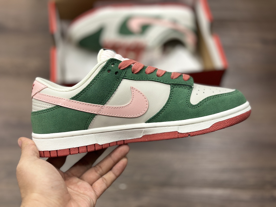 200 NIKE SB Dunk Low 粉绿 低帮休闲运动鞋 FN8923-061