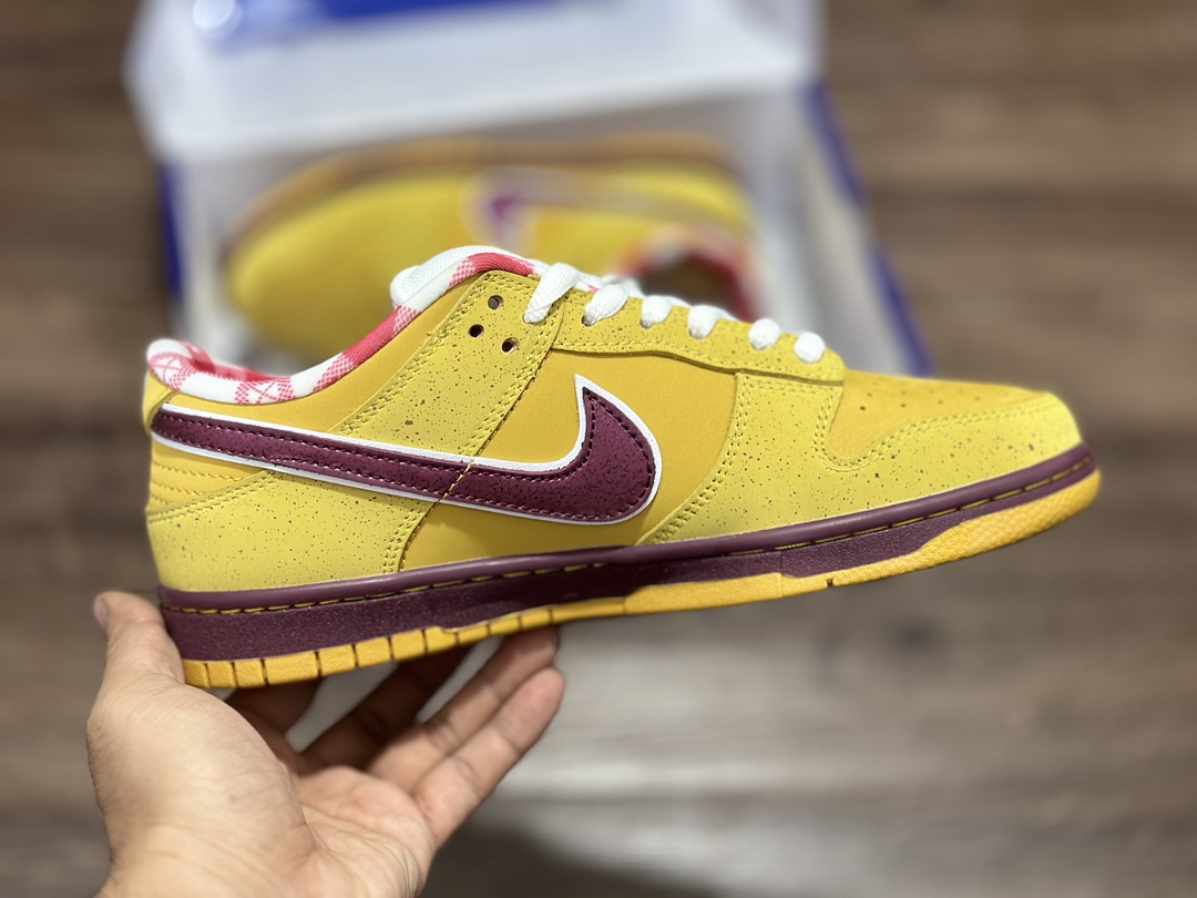 NIKE SB Dunk Low Yellow Lobster Low-top Casual Sports Shoes 313170-137