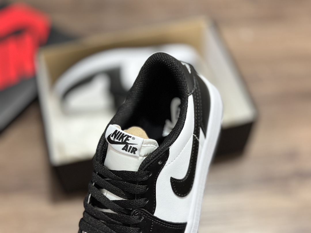 Air Jordan 1 Low AJ1 Joe 1 black and white panda low-top casual sneakers CZ0790-100