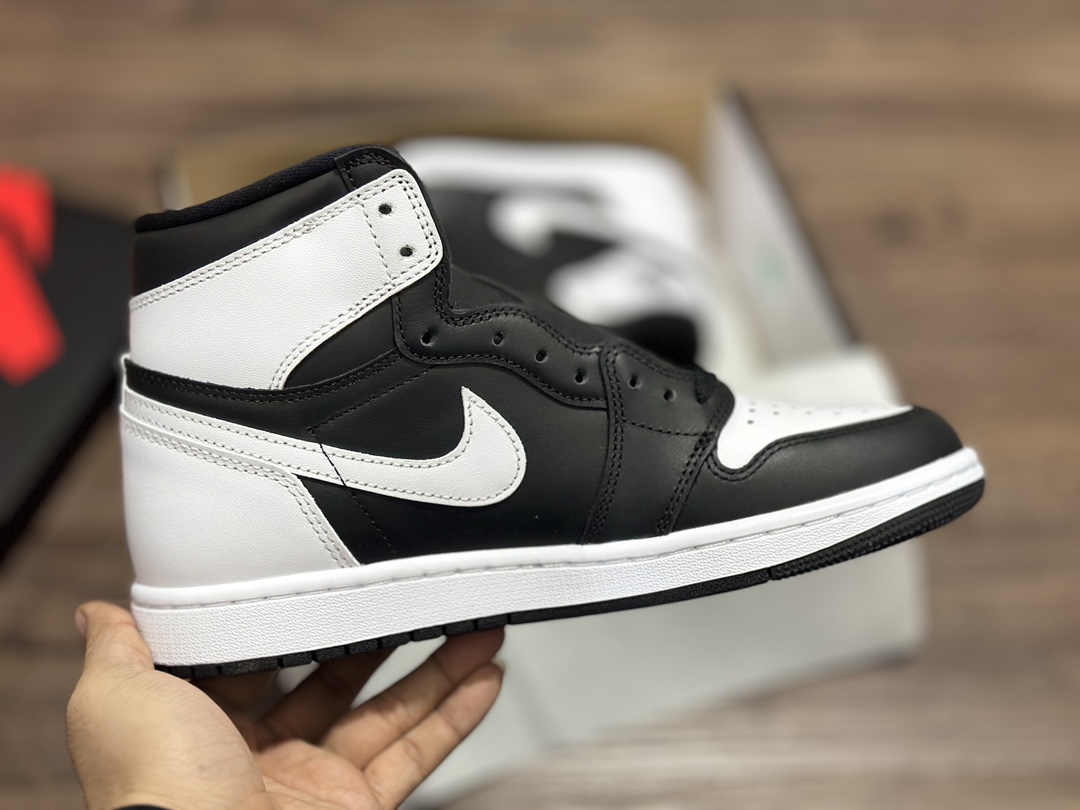 Air Jordan 1 high AJ1 Joe 1 black and white high top casual sneakers DZ5485-010